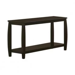 47.5 in. Espresso Rectangle Wood Sofa Table with Lower Shelf by Coaster Home Furnishings