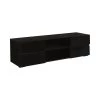 55.25 in. Glossy Black TV Console with 4 Drawers Fits TV's up to 60 in. by Coaster Home Furnishings -Coaster Home Furnishings Shop glossy black coaster home furnishings tv stands 700841 64 1000