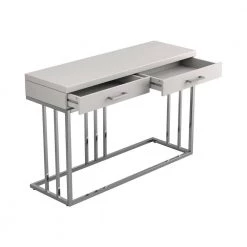 47.25 in. Glossy White Rectangle Wood Sofa Table with 2-Drawers by Coaster Home Furnishings -Coaster Home Furnishings Shop glossy white coaster home furnishings console tables 723139 c3 1000