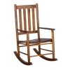 Golden Brown Wooden Slat Back Rocking Chair by Coaster Home Furnishings -Coaster Home Furnishings Shop golden brown coaster home furnishings rockers gliders ottomans 609457 64 1000