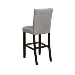 44.5 in. H Antique Noir and Grey Solid Back Wood Frame Bar Stools with Nailhead Trim (Set of 2) by Coaster Home Furnishings -Coaster Home Furnishings Shop grey and antique noir coaster home furnishings bar stools 193129 4f 1000