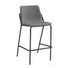 39.25 in. Black and Grey Upholstered Low Back Metal Frame Bar Stool (Set of 2) by Coaster Home Furnishings -Coaster Home Furnishings Shop grey and black coaster home furnishings bar stools 183453 64 1000