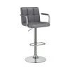 Upholstery Adjustable Bar Stool Grey and Chrome by Coaster Home Furnishings 2 Upholstery Adjustable Bar Stool Grey and Chrome by Coaster Home Furnishings -Coaster Home Furnishings Shop grey chrome coaster home furnishings bar stools 121096 64 1000