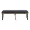 Alderwood French Grey Bench with Padded Seat (19.5 in. H x 56.25 in. W x 16.5 in. D) by Coaster Home Furnishings -Coaster Home Furnishings Shop grey coaster home furnishings bedroom benches 223126 64 1000