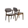 Malone Grey and Dark Walnut Dining Side Chairs (Set of 2) by Coaster Home Furnishings -Coaster Home Furnishings Shop grey dark walnut coaster home furnishings dining chairs 105352 64 1000