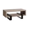 47.25in Grey Driftwood and Black Rectangle Wood Coffee Table with Storage Shelf by Coaster Home Furnishings -Coaster Home Furnishings Shop grey driftwood and black coaster home furnishings coffee tables 720878 64 1000