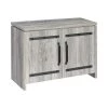 Grey Driftwood Accent Cabinet with 2-Doors by Coaster Home Furnishings 2 Grey Driftwood Accent Cabinet with 2-Doors by Coaster Home Furnishings -Coaster Home Furnishings Shop grey driftwood coaster home furnishings accent cabinets 950785 64 1000