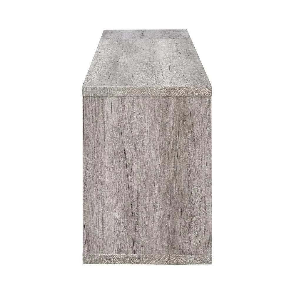 22 in. Grey Driftwood 5-Shelf Convertible TV Console and Bookcase by Coaster Home Furnishings 4 22 in. Grey Driftwood 5-Shelf Convertible TV Console and Bookcase by Coaster Home Furnishings - Image 2