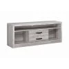 59 in. Grey Driftwood TV Stand with 2 Drawer Fits TVs Up to 59 in. with Cable Management by Coaster Home Furnishings -Coaster Home Furnishings Shop grey driftwood coaster home furnishings tv stands 701024 64 1000