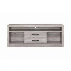 59 in. Grey Driftwood TV Stand with 2 Drawer Fits TVs Up to 59 in. with Cable Management by Coaster Home Furnishings -Coaster Home Furnishings Shop grey driftwood coaster home furnishings tv stands 701024 c3 1000