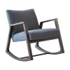 Grey and Walnut Upholstered Wooden Arm Rocking Chair by Coaster Home Furnishings -Coaster Home Furnishings Shop grey walnut coaster home furnishings rockers gliders ottomans 603285 64 1000