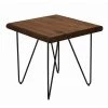 Montgomery Natural Honey End Table with Hairpin Legs by Coaster Home Furnishings -Coaster Home Furnishings Shop honey brown coaster home furnishings end side tables 707757 64 1000