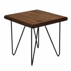 Montgomery Natural Honey End Table with Hairpin Legs by Coaster Home Furnishings