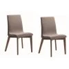 Redbridge Dining Grey and Natural Walnut Side Chairs with Curved Back (Set of 2) by Coaster Home Furnishings -Coaster Home Furnishings Shop light and dark grey natural walnut coaster home furnishings dining chairs 106592 64 1000