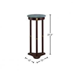 12 in. Merlot Round Marble Accent Table by Coaster Home Furnishings 8 12 in. Merlot Round Marble Accent Table by Coaster Home Furnishings -Coaster Home Furnishings Shop merlot and green coaster home furnishings end side tables 3315 40 1000