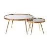 Sophia 2-Piece Mirror and Gold Round Glass Nesting Coffee Tables Set by Coaster Home Furnishings 1 Sophia 2-Piece Mirror and Gold Round Glass Nesting Coffee Tables Set by Coaster Home Furnishings -Coaster Home Furnishings Shop mirror and gold coaster home furnishings nesting tables 723918 64 1000