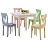 Rory 5-Piece Multi-Colored Youth Dining Set by Coaster Home Furnishings -Coaster Home Furnishings Shop multi colored coaster home furnishings kids tables chairs 460235 64 1000