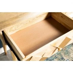 44in Natural Rectangle Wood Console Table with 2 Drawers by Coaster Home Furnishings -Coaster Home Furnishings Shop natural and gold coaster home furnishings console tables 933460 44 1000