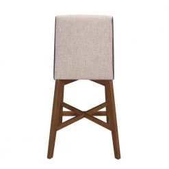 39 in. Natural Walnut and Light Grey Solid Back Wood Frame Counter Height Stool (Set of 2) by Coaster Home Furnishings -Coaster Home Furnishings Shop natural walnut grey coaster home furnishings dining chairs 106599 4f 1000