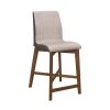 39 in. Natural Walnut and Light Grey Solid Back Wood Frame Counter Height Stool (Set of 2) by Coaster Home Furnishings -Coaster Home Furnishings Shop natural walnut grey coaster home furnishings dining chairs 106599 64 1000