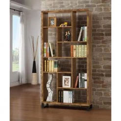 70.75 in. Antique Nutmeg Wood 10-shelf Etagere Bookcase with Open Back by Coaster Home Furnishings 9 70.75 in. Antique Nutmeg Wood 10-shelf Etagere Bookcase with Open Back by Coaster Home Furnishings -Coaster Home Furnishings Shop nutmeg coaster home furnishings bookcases bookshelves 801236 31 1000