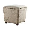 18 in.. off White and Grey Backless Wood Frame Square Ottoman with Nailhead Trim by Coaster Home Furnishings 1 18 in.. off White and Grey Backless Wood Frame Square Ottoman with Nailhead Trim by Coaster Home Furnishings -Coaster Home Furnishings Shop off white and grey coaster home furnishings ottomans 501108 64 1000