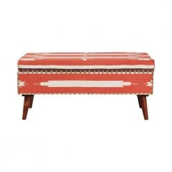 Orange and Beige Storage Bench with Nailhead Trim 16 in. x 36 in. x 16 in. by Coaster Home Furnishings 10 Orange and Beige Storage Bench with Nailhead Trim 16 in. x 36 in. x 16 in. by Coaster Home Furnishings -Coaster Home Furnishings Shop orange beige coaster home furnishings bedroom benches 918491 c3 1000