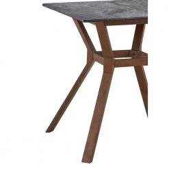 Parkersburg 36 in. Square Paladina and Natural Walnut Faux Stone Top Counter Height Table by Coaster Home Furnishings -Coaster Home Furnishings Shop paladina and natural walnut coaster home furnishings bar tables 192758 1f 1000