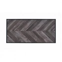 Meagan 47.25 in. Rustic Grey Herringbone Rectangle Wood Coffee Table with Bottom Shelf by Coaster Home Furnishings 12 Meagan 47.25 in. Rustic Grey Herringbone Rectangle Wood Coffee Table with Bottom Shelf by Coaster Home Furnishings -Coaster Home Furnishings Shop rustic grey herringbone coaster home furnishings coffee tables 708168 1f 1000