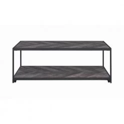 Meagan 47.25 in. Rustic Grey Herringbone Rectangle Wood Coffee Table with Bottom Shelf by Coaster Home Furnishings 11 Meagan 47.25 in. Rustic Grey Herringbone Rectangle Wood Coffee Table with Bottom Shelf by Coaster Home Furnishings -Coaster Home Furnishings Shop rustic grey herringbone coaster home furnishings coffee tables 708168 4f 1000