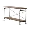 47.25 in. Rustic Oak And Black Rectangle Wood Sofa Table with Storage Shelf by Coaster Home Furnishings -Coaster Home Furnishings Shop rustic oak and black coaster home furnishings console tables 705949 64 1000
