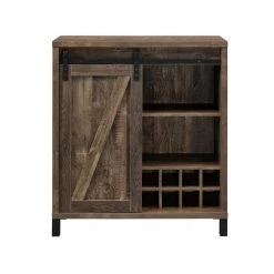 Rustic Oak Bar Cabinet with Sliding Door by Coaster Home Furnishings 13 Rustic Oak Bar Cabinet with Sliding Door by Coaster Home Furnishings -Coaster Home Furnishings Shop rustic oak coaster home furnishings bar cabinets 182852 77 1000