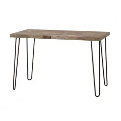 48 in. Rectangular Salvaged Writing Desk with Open Back by Coaster Home Furnishings