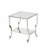 Square End Table with Mirrored Shelf Chrome by Coaster Home Furnishings -Coaster Home Furnishings Shop silver coaster home furnishings end side tables 720337 64 1000