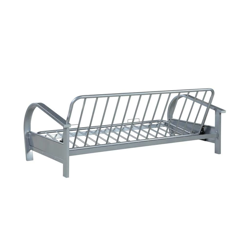 Silver Metal Futon Frame by Coaster Home Furnishings 8 Silver Metal Futon Frame by Coaster Home Furnishings - Image 6