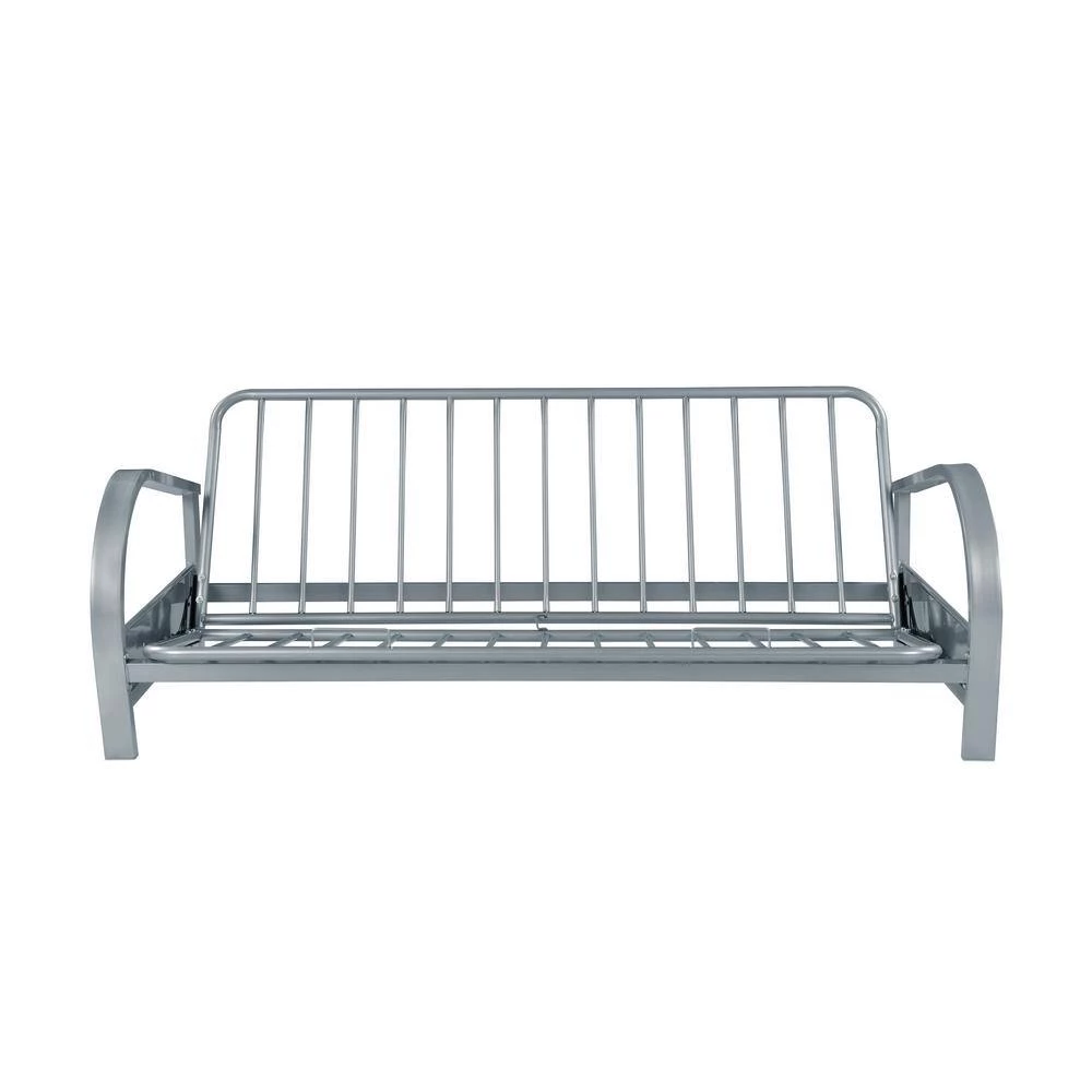 Silver Metal Futon Frame by Coaster Home Furnishings 6 Silver Metal Futon Frame by Coaster Home Furnishings - Image 4