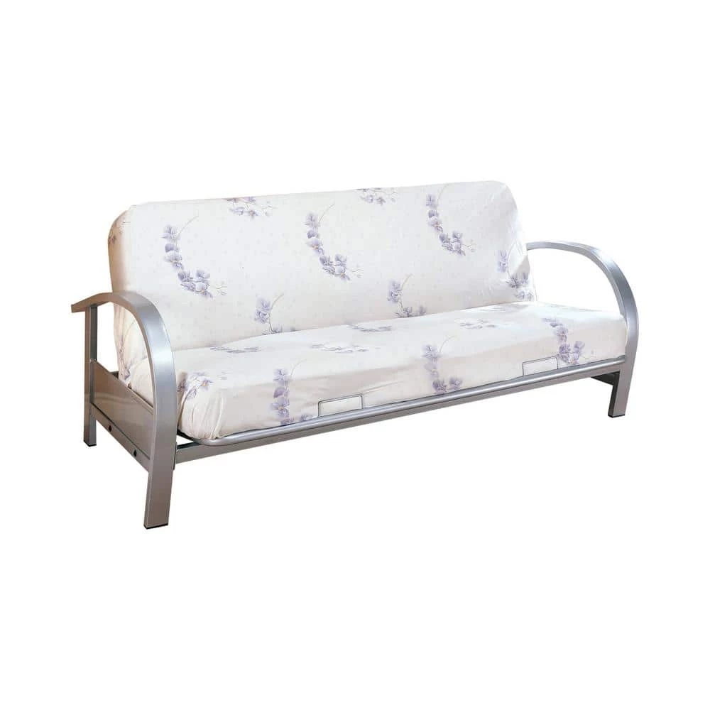 Silver Metal Futon Frame by Coaster Home Furnishings 3 Silver Metal Futon Frame by Coaster Home Furnishings