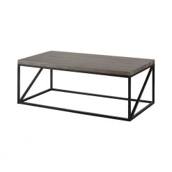 47.25in Sonoma Grey Rectangle Wood Coffee Table by Coaster Home Furnishings