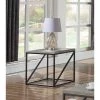23.75 in. Sonoma Grey and Black Square Wood End Table by Coaster Home Furnishings -Coaster Home Furnishings Shop sonoma grey and black coaster home furnishings end side tables 705617 64 1000
