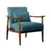 Teal and Walnut Wooden Arm Accent Chair by Coaster Home Furnishings -Coaster Home Furnishings Shop teal and walnut coaster home furnishings accent chairs 905572 64 1000