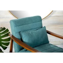 Teal and Walnut Wooden Arm Accent Chair by Coaster Home Furnishings -Coaster Home Furnishings Shop teal and walnut coaster home furnishings accent chairs 905572 c3 1000