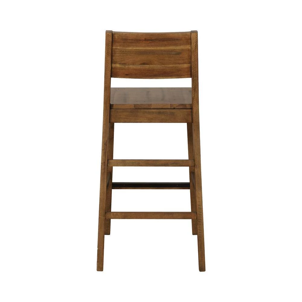 41.25 in. Varied Natural-Open Back Wood Frame Bar Stool (Set of 2) by Coaster Home Furnishings 8 41.25 in. Varied Natural-Open Back Wood Frame Bar Stool (Set of 2) by Coaster Home Furnishings - Image 6