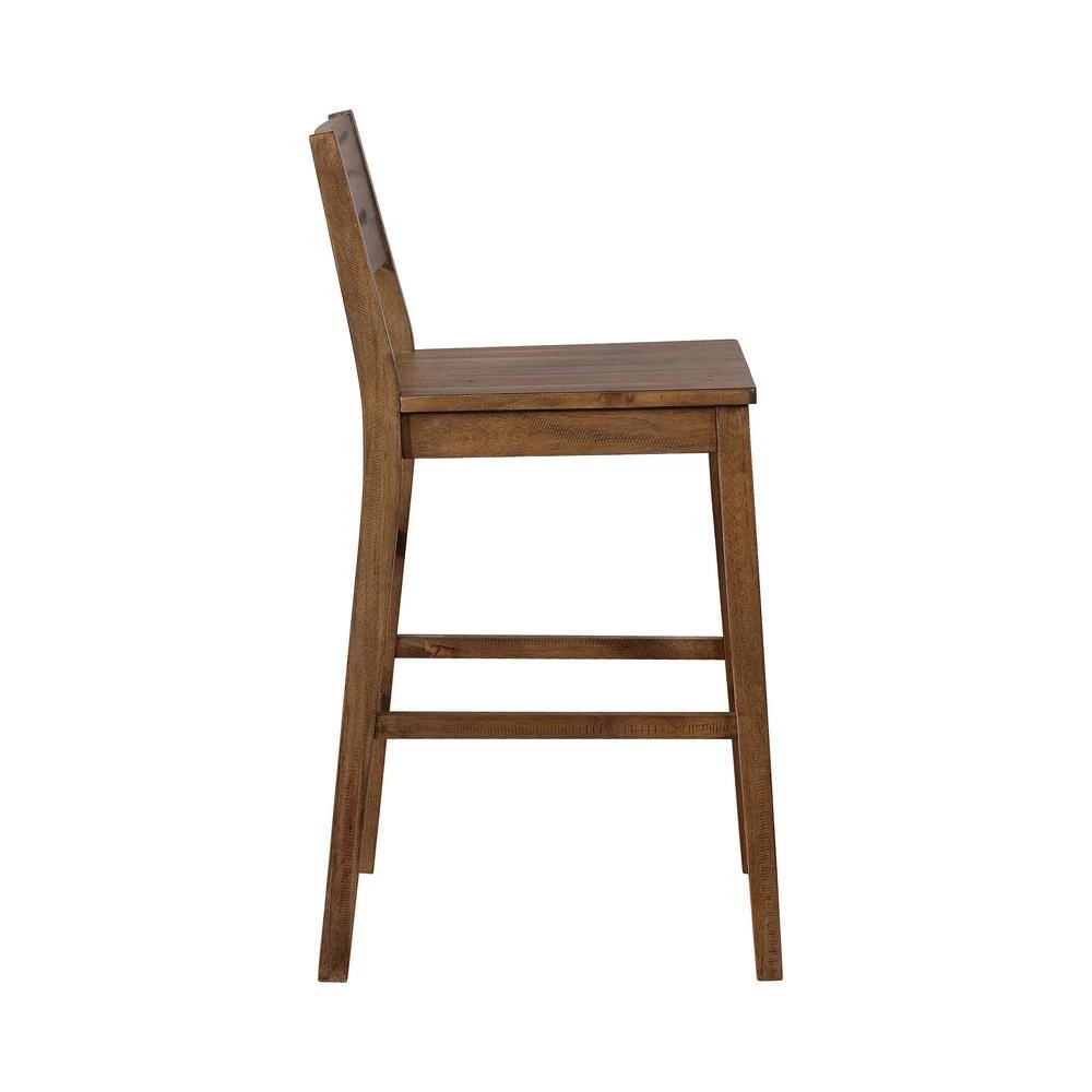 41.25 in. Varied Natural-Open Back Wood Frame Bar Stool (Set of 2) by Coaster Home Furnishings 9 41.25 in. Varied Natural-Open Back Wood Frame Bar Stool (Set of 2) by Coaster Home Furnishings - Image 7