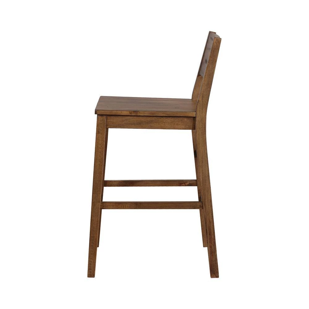 41.25 in. Varied Natural-Open Back Wood Frame Bar Stool (Set of 2) by Coaster Home Furnishings 7 41.25 in. Varied Natural-Open Back Wood Frame Bar Stool (Set of 2) by Coaster Home Furnishings - Image 5