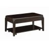 40 in Walnut Rectangle Wood Coffee Table with Lift Top and Bottom Shelf by Coaster Home Furnishings 1 40 in Walnut Rectangle Wood Coffee Table with Lift Top and Bottom Shelf by Coaster Home Furnishings -Coaster Home Furnishings Shop walnut coaster home furnishings coffee tables 721048 64 1000