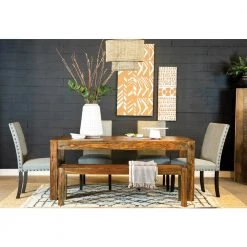 Keats Warm Chestnut Bench 18 in. H x 60 in. W x 15 in. D by Coaster Home Furnishings -Coaster Home Furnishings Shop warm chestnut coaster home furnishings dining benches 110343 31 1000