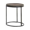 22 in. Weathered Elm and Gunmetal Round Wood End Table by Coaster Home Furnishings -Coaster Home Furnishings Shop weathered elm and gunmetal coaster home furnishings end side tables 931214 64 1000