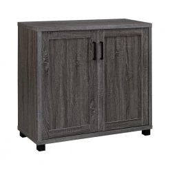 Weathered Grey Accent Cabinet with 2-Doors by Coaster Home Furnishings