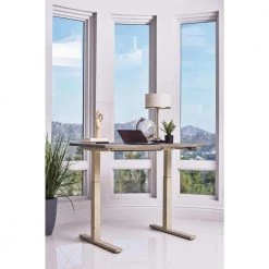 Myers 48 in. Rectangular Weathered Pine and Antique Ivory Standing Desk with Adjustable Height by Coaster Home Furnishings 16 Myers 48 in. Rectangular Weathered Pine and Antique Ivory Standing Desk with Adjustable Height by Coaster Home Furnishings -Coaster Home Furnishings Shop weathered pine and antique ivory coaster home furnishings standing desks 805480 fa 1000