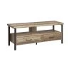 59in. Weathered Pine TV Console with 2 Drawers Fits TV's up to 64in. by Coaster Home Furnishings 2 59in. Weathered Pine TV Console with 2 Drawers Fits TV's up to 64in. by Coaster Home Furnishings -Coaster Home Furnishings Shop weathered pine coaster home furnishings tv stands 721881 64 1000